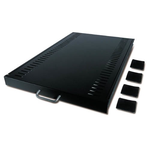 מדף לארון תקשורת Sliding Shelf 100lbs/45.5kg Black AR8123BLK