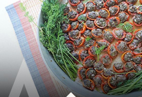 עגבניות תמר ממולאות בבשר טלה