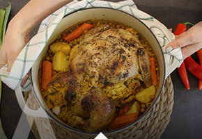 חמין עוף ממולא לילדים