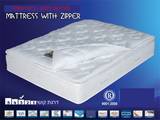 mattress with zipper