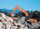 the first Hitachi hybrid excavator