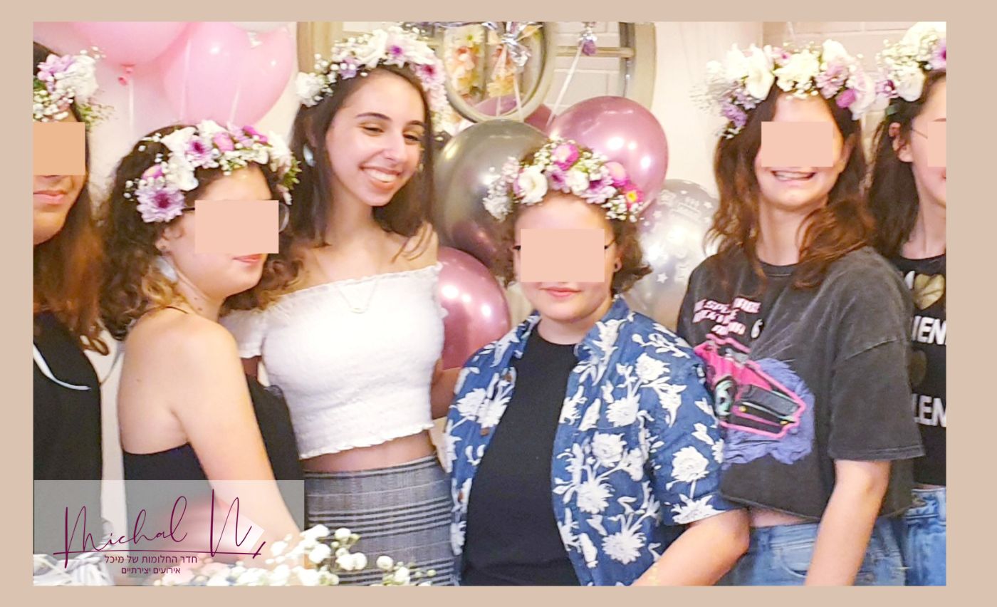 סדנת יום הולדת פרחים