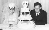 Ilan Ageyev (Guy) and Mimi (Miriam) Haviv at their wedding 08.03.1964