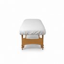 1 סדין בד עם גומי למיטת עיסוי  190X85ס"מ