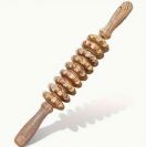 מכשיר עיסוי לגב, רולר עיסוי מעץ (9 גלגלים)