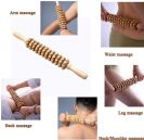 מכשיר עיסוי לגב, רולר עיסוי מעץ (12 גלגלים)