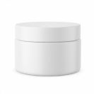 צנצנת פלסטי לבנה 350 מ"ל