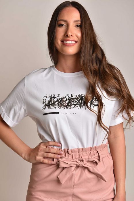 טישרט חלומות שחור עם כסף טישרט חלומות שחור עם כסף