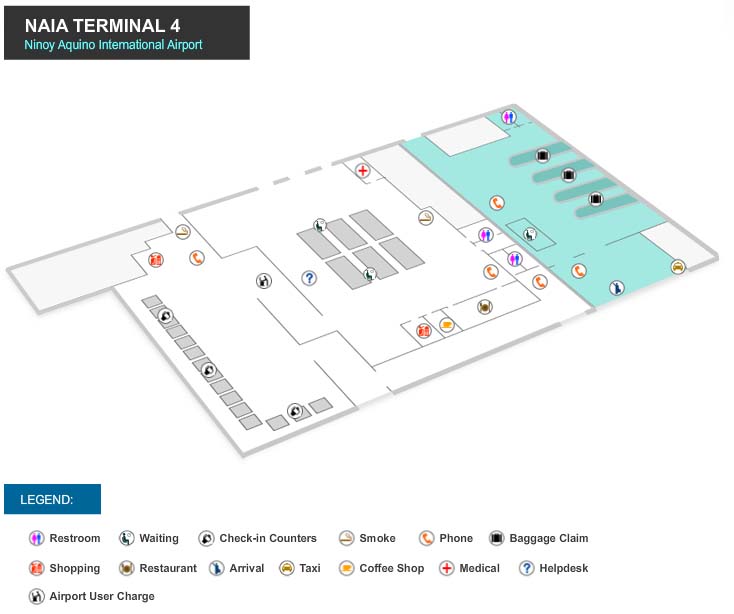 terminal 4 map
