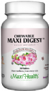 Chewable Maxi Digest מקסי דייג'סט ללעיסה (90 לכסניות) - Maxi Health