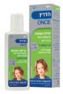 הדרין ONCE ג'ל- משמיד כינים וביצי כינים בטיפול אחד (100 מ"ל) - חסר במלאי