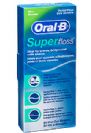 חוט דנטלי לגשרים וכתרים (50 יחידות) - Oral-B Super Floss