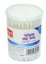 מקלוני צמר גפן פלסטיק בקופסא (100 יחידות) - Best
