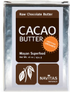 חמאת קקאו (227 גרם) Organic cacao butter - נאביטס
