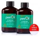 זוג שמן שקדים מתוקים (125 מ"ל + 125 מ"ל) - פיור אויל