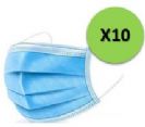 מסכה רפואית (10 יחידות)