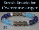 Healing bracelet overcome anger and helps  to reduce anger Natural Gem your anger   and cleanse your mind and body of it