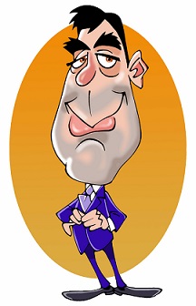 קריקטורה ג'ורג' קלוני