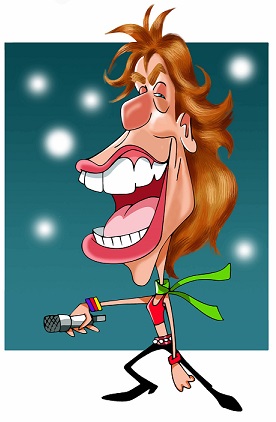 קריקטורה מיק ג'אגר