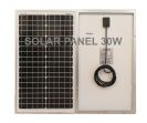 פנל סולארי 30W וואט מונו + 3 מטר כבל