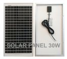 פנל סולארי 30W וואט מונו + 3 מטר כבל
