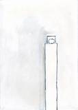 17-minimalism oil and pencil on paper, 300 grams. 20x40