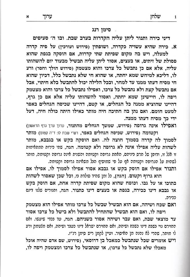 הלכה ברורה כרך י"ד - הלכות שבת חלק ב' | הרב דוד יוסף