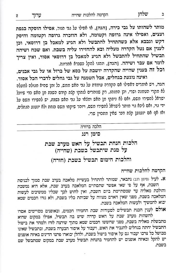 הלכה ברורה כרך י"ד - הלכות שבת חלק ב' | הרב דוד יוסף