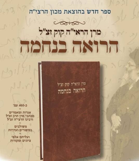 הרואה בנחמה הרב קוק