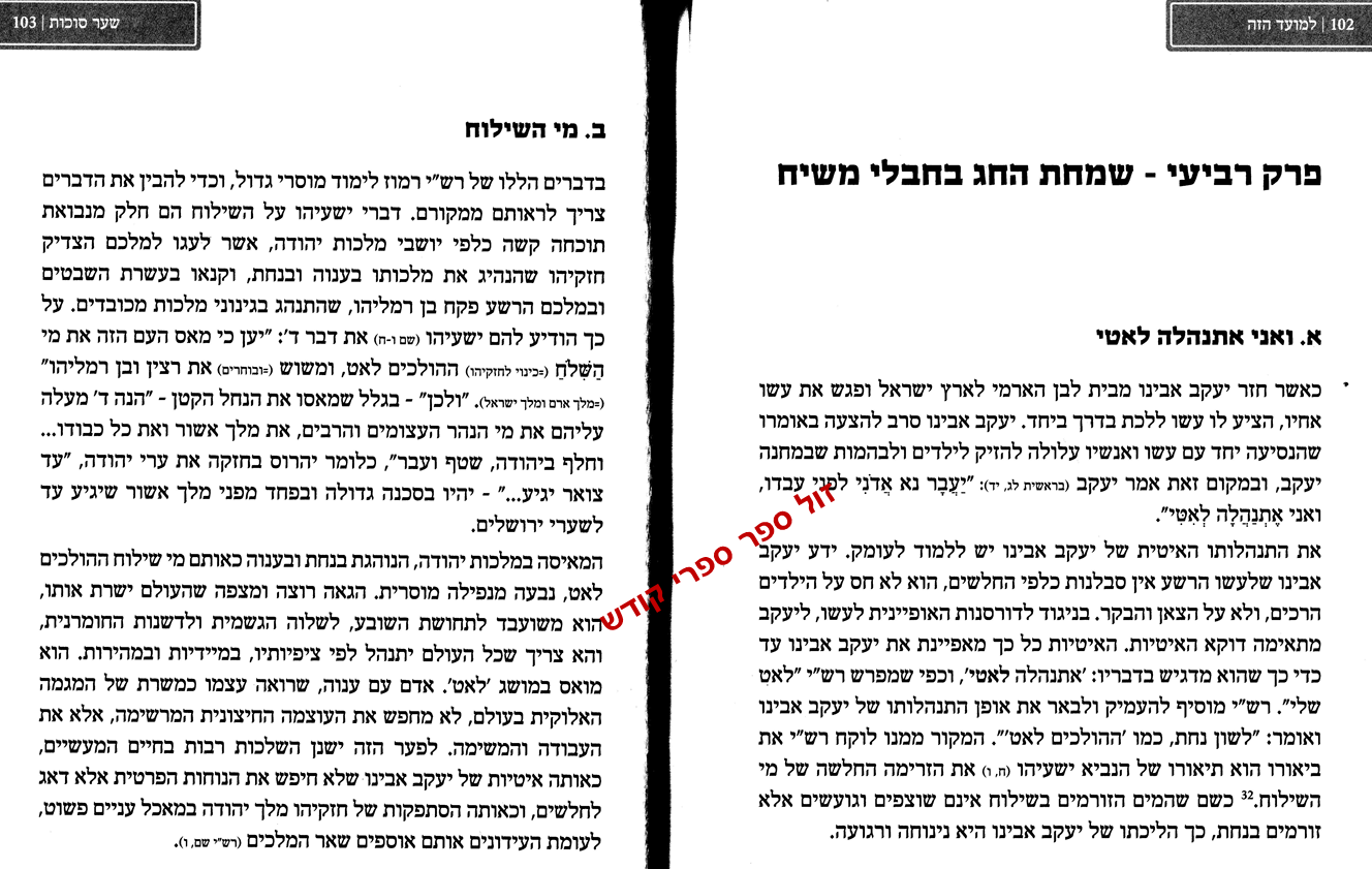 "למועד הזה", הרב אלישע וישליצקי