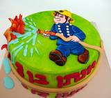 סמי הכבאי - עוגה מצויירת ליונתן (אחר) בן 3...