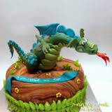 עוגת דרקון אימתני לעומרי בן ה-5