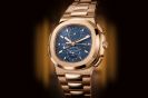 Patek Philippe Nautilus Travel Time Chronograph 5990R in Rose Gold