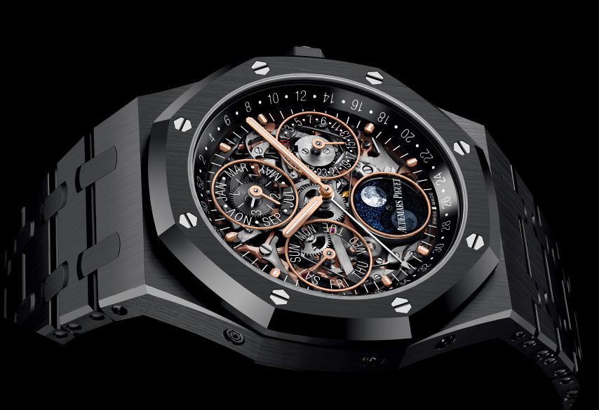 audemars piguet royal oak perpetual calendar openworked black ceramic