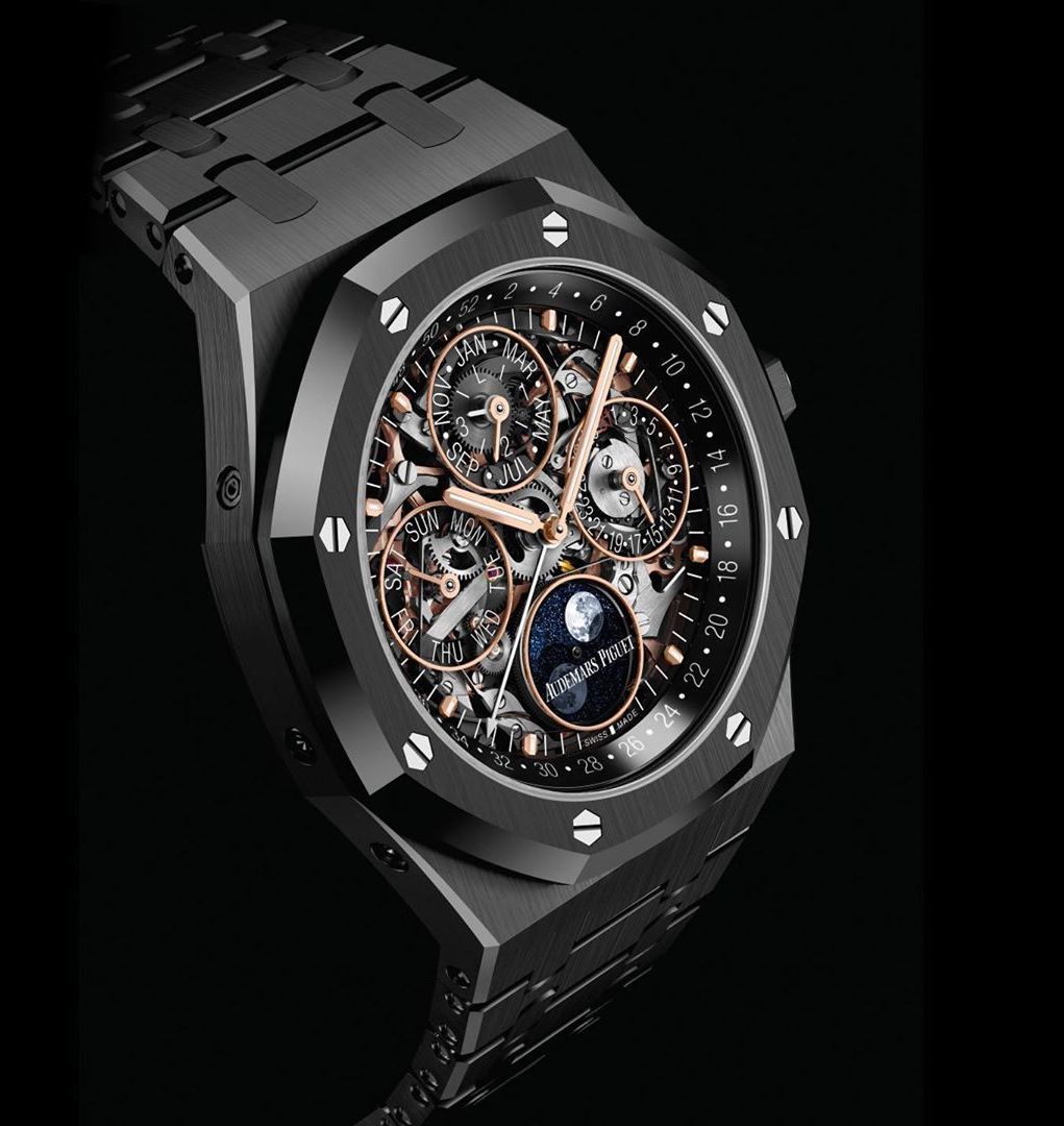 audemars piguet royal oak perpetual calendar openworked black ceramic