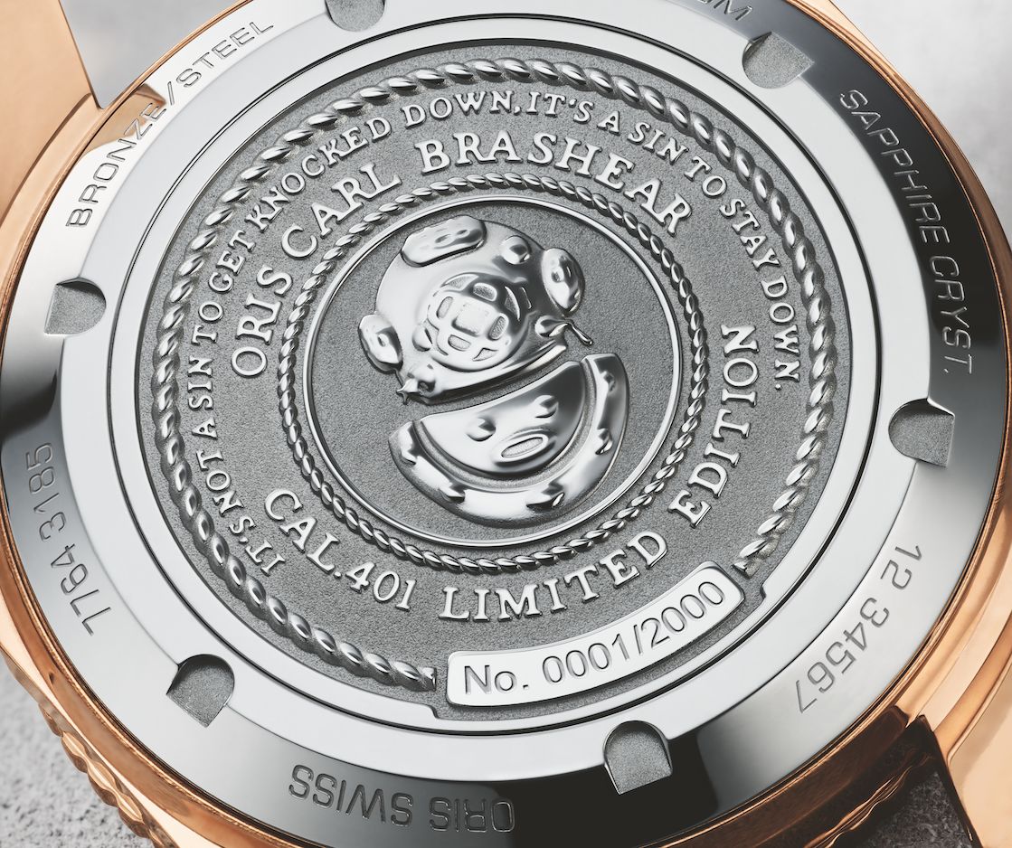 oris carl brashear 401 limited edition