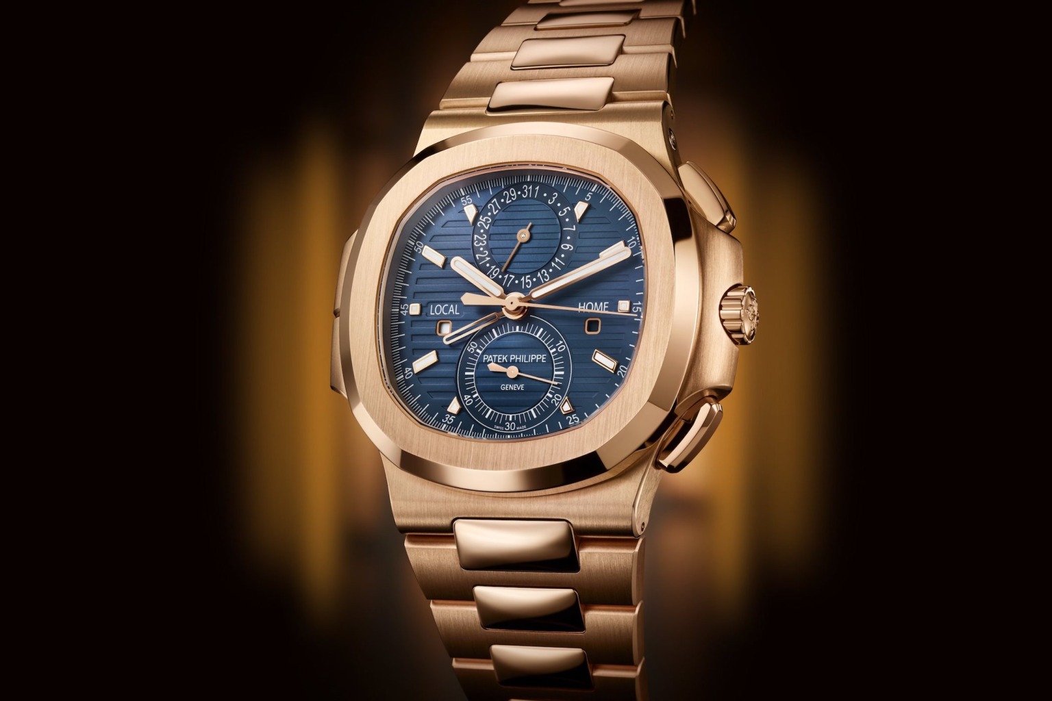 patek philippe nautilus chrono rose gold