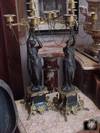 A Beautiful pair of French Bronze and Ormulu signed Candelabra