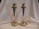 Early 19th Century Augsburg Solid Silver Candlesticks