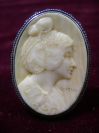 Carved Ivory Cameo Bezalel Gur Arie