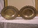 Pair of Iraqi Solid Silver Marriage Dishes