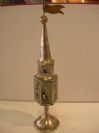 Antique Solid Silver Polish Spice Tower