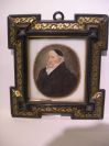 Antique Framed Painted Miniature of Sir Moses Montefiore