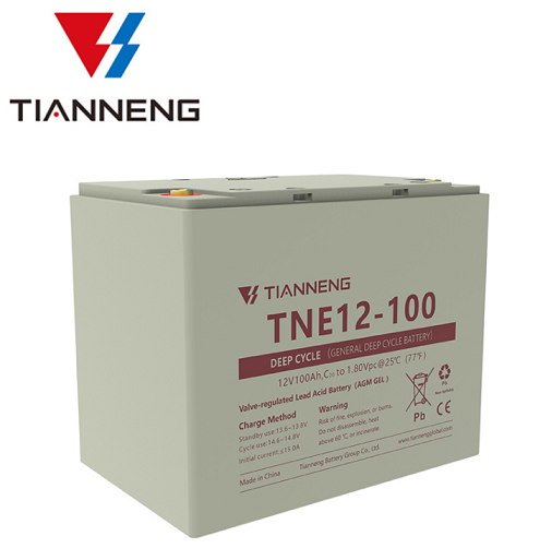 מצבר ג'ל פריקה עמוקה 12V-100Ah תוצרת TIANNENG