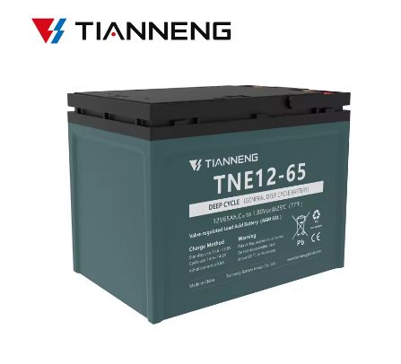 מצבר ג'ל פריקה עמוקה 12V-65Ah תוצרת TIANNENG