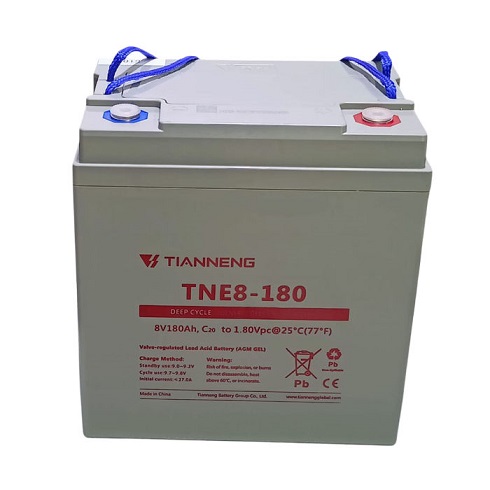 מצבר ג'ל פריקה עמוקה 8V-180Ah תוצרת TIANNENG