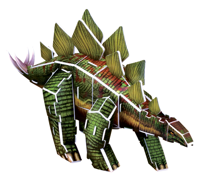 פאזל תלת מימד -דינוזאור - סטגוזאורוס