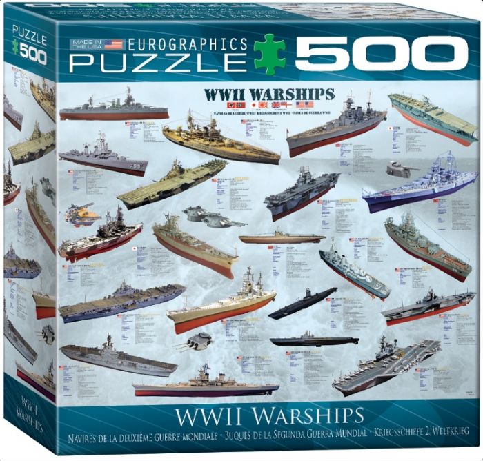 פאזל 500 חלקים - אוניות מלחמה