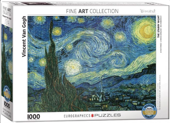 פאזל 1000 חלקים - ציור ואן גוך - סטרי נייט