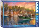 פאזל 1000 חלקים - שקיעה בנמל